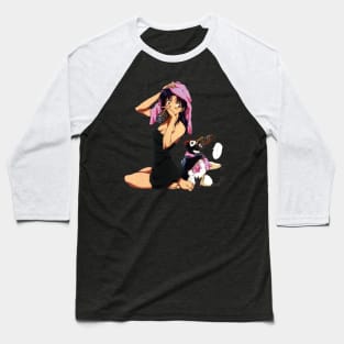 Eva Misato and PenPen Drinkin' Baseball T-Shirt